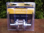 New Ultra Security Satin Nickel Lever Handle Dummy Non-functioning Door Knob. Fixed Price $9.99.