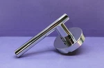Deltana Elite Portmore Polished Chrome Dummy Door Knob Lever Handle, ZPLR4U26. Fixed Price $14.95.