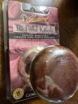 Rare! Gainsborough Brown Porcelain & Brass Bi-fold Knob #27J9 Free Fast Ship!. Fixed Price $36.88.