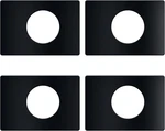 4PCS Door Knob Reinforcement Plate Black, Lock Fixing Cover Filler Repair. Fixed Price $10.57.