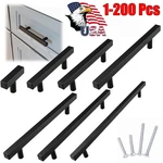 Matte Black Kitchen Cabinet Handles Square Bar Door Knobs Cupboard Drawer Pulls. Fixed Price $37.54.