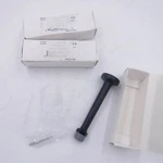 Pack Emtek 223119 4" Door Stops In Flat Black Brass. Fixed Price $27.99.