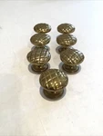 Lot Of Amerock True Elegance Brass 1/4" Round Acorn Cabinet Pull Knob 1357. Fixed Price $29.95.