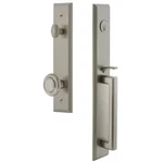 Grandeur Carre Solid Brass Rose Keyed Entry Single Cylinder Full Plate. Fixed Price $350.00.