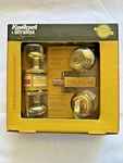 Kwikset Ultramax Signatures Deadbolt&knob New Nos Titanium Core. Fixed Price $59.99.