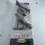 Larson Quickfit 20297820 Door Handleset, Metal, Antique Brass. Fixed Price $47.20.