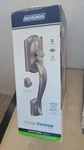 Schlage Camelot Front Entry Door Handle With Georgian Knob - Satin Nickel. Fixed Price $79.00.