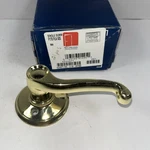 Schlage Flair Hand Dummy Non Turning Lever Bright Brass F170FLA605RH. Fixed Price $20.00.