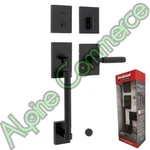 *1-SET* Kwikset Prava Hs Handleset Single Cylinder Matte Black 98180-047. Fixed Price $129.99.