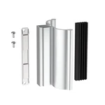 Shuisen 3-3/4" Bright Chrome Frameless Shower Door Handle With Metal SDH3IN01. Fixed Price $24.08.