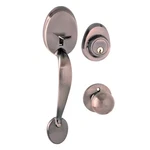 Oviedo Antique Copper Door Handleset With Single Deadbolt. Fixed Price $101.39.