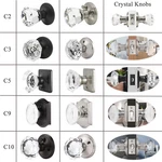 Diamond Crystal Brushed Nickel Glass Black Door Knobs Oil Rubbed Bronze Clear. Fixed Price $33.48.
