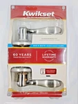 Kwikset Tustin Lever Satin Nickel Door Non-locking Handle For Interior Nos. Fixed Price $16.87.