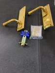Emtek 8104US3NL Turino Lever Quincy Brass Passage Set - Unlacquered. Fixed Price $216.99.