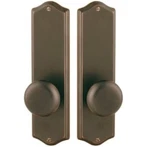 Emtek 9" Colonial Non-keyed Passage Door Handle + Rope Knob In French Antique. Fixed Price $329.99.