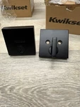 2 Pair Kwikset Deadbolt Locks - Modern Low Profile Smartkey Matte Black Square. Fixed Price $54.90.