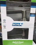 Schlage Latitude Satin Nickel Hall/closet Door Handle. Fixed Price $31.84.