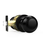 Probrico Black Ball Door Knob Passage Function Hallway Closet Storeroom 1 Pack. Fixed Price $26.63.