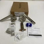 Emtek Satin Nickel Privacy Set, Freestone Lever, Right Hand, Urban Modern Rosett. Fixed Price $80.99.