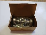 Copper Creek Colonial Entry Door Knob Keyed 1 Pack, Satin Stainless Box. Fixed Price $12.84.