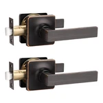 Gobekor 2 Pack Oil Rubbed Bronze Interior Door Handle Straight Passage. Fixed Price $35.63.