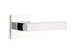Emtek Square Rosette Dummy, Pair Dumont Lever 5050DTUS26 - Polished Chrome. Fixed Price $80.70.
