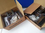 New,,,kwikset 730HFL Halifax Privacy Lock Lever Satin Chrome 97301-006. Fixed Price $17.00.