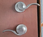 Vintage Kwikset Brooklane Passage Hall/closet Door Lock Lever Satin Nickel. Fixed Price $26.99.