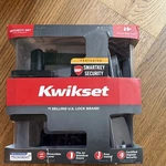 Kwikset Halifax Entry Door Lock Matte Black Smartkey Security Reversible Lever. Fixed Price $70.00.