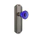 Nostalgic Warehouse #720447 Solid Brass Rose Passage Doorknob (cobalt Crystal). Fixed Price $45.00.