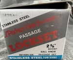 Parker Hardware Silver Stainless Steel Passage Door Knob Ball B9160N 32E. Fixed Price $19.37.