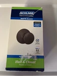 Schlage Plymouth Passage Knob Matte Black F10PLY622 Hall & Closet. Fixed Price $27.11.
