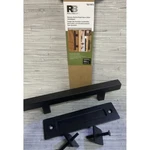 Reliabilt Square Barn Door Handle Pull Flush Hardware Matte Black. Fixed Price $47.64.