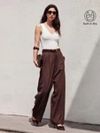 Ogl 2PCS Set V-neck Bra Tank & Wide Leg Pant With Pockets. Fixed Price $60.95.