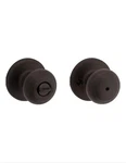 Kwikset Cove Locking Door Knob Bed Bath Venetian Bronze 300CV11PCPV1 (new). Fixed Price $13.25.