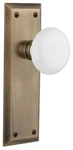 Nostalgic Warehouse Nykwhi Psg 238 Nk White Porcelain Solid Brass. Fixed Price $229.50.