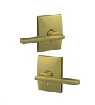 Schlage FC21 Latitude Lever Passage And Privacy Latch- 608 Satin Brass. Fixed Price $35.00.