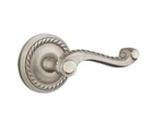 Emtek Pewter Rope Lever & Rosette Privacy Lock Door Handle - Left. Fixed Price $214.99.