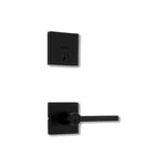 Kwikset Lever Deadbolt Combo Matte Black Zinc Halifax 99910-068. Fixed Price $89.95.