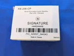 Signature Hardware RS-206-CP 329507 Small Porcelain Lever Handles Chrome. Fixed Price $23.00.