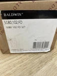 Baldwin 5080102FD Door Knob Set With 5048 Rose - Oil Rubbed Bronze Dummy (estate. Fixed Price $133.99.