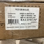 Baldwin Pv.ccy.csr Contemporary Crystal Privacy Door Knob Set - Black. Fixed Price $99.99.