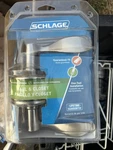 Schlage Door Handle Non-locking Interior Hall & Closet Chrome Swanky Barn. Fixed Price $21.00.