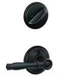 Schlage F59 716 12-326 10-269 Birmingham Handleset Interior , Aged Bronze. Fixed Price $55.00.