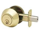 Copper Creek DB2410PB Standard Duty Single Cylinder Deadbolt Polished Brass. Fixed Price $14.99.