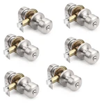 Knobwell Interior Door Knobs Brushed Nickel For Bedroom Bathroom. Fixed Price $79.28.