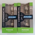 Schlage Orbit Satin Chrome Passage Light Commercial Hall/closet Door Knob, 2. Fixed Price $39.99.