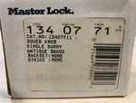 Master Lock Dover Single Dummy Door Knob Antique Brass 13407711. Fixed Price $15.00.