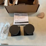 New Emtek 5050ROUUS19 Round Knobset Non-turning Two-sided Dummy Door Black. Fixed Price $55.25.