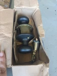 Schlage F10 Ply 716 Passage, Hall And Closet Door Knob In Antiqued Bronze. Fixed Price $15.00.